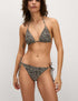 Marks & Spencer "Printed Halterneck Triangle Bikini Top"